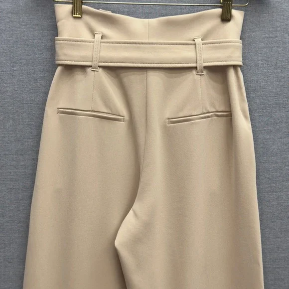 Babaton Aritzia Power Pants Wide Leg Belted High Rise Trousers Size 4 - Picture 5 of 13